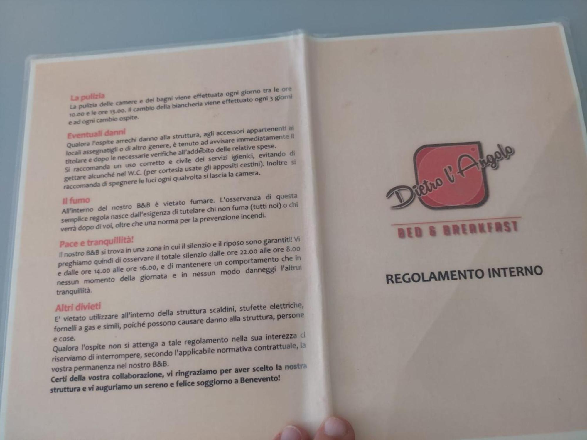 B&B Dietro l'Angolo Benevento Esterno foto